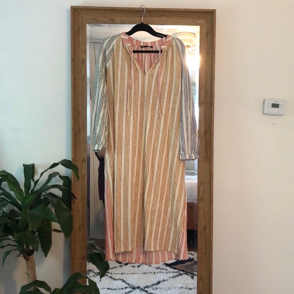 Zara striped dress